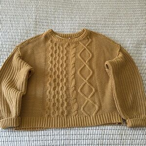 Free People size M tan sweater